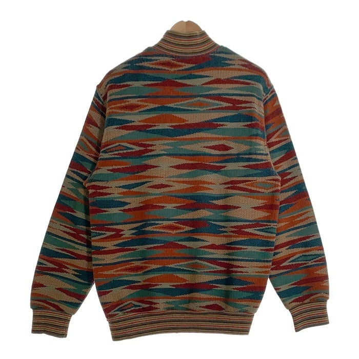 MISSONI SPORT ミッソーニ スポーツ ウール アクリル モックネック セーター マルチカラー イタリア製 Size M 福生店