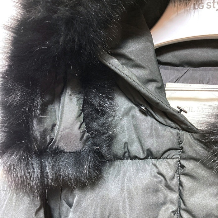 CECIL McBEE セシルマクビー ファーロングダウンジャケット ブラック sizeM 瑞穂店