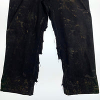 BALENCIAGA バレンシアガ 23SS SUPER DESTROYED BAGGY スーパーデストロイ バギージーンズ ダメージ加工 ブラック 745248 Size S 福生店