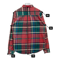STUSSY ステューシー チェック フランネルシャツ レッド グリーン Size M 瑞穂店