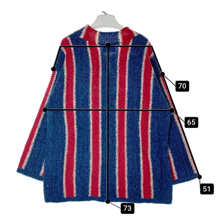 glamb グラム メキシカン ニットプルオーバーセーター トリコロール コンチョボタン GB17SP/KNT08 Size 3 瑞穂店