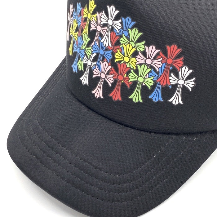 Chrome Hearts クロムハーツ MULTI COLOR CEMETERY CROSS TRUCKER CAP マルチカラー セメタリークロス トラッカーキャップ ブラック 福生店