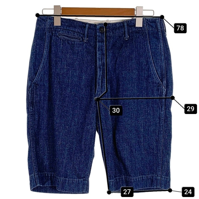 WAREHOUSE ウエアハウス Lot 1204 CHINO SHORTS インディゴデニム ショートパンツ Size 32 福生店