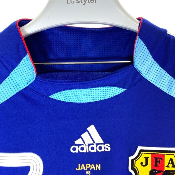 日本代表 中田 2006年 ドイツW杯 クロアチア戦マッチデーパッチ付きユニフォーム ブルー size4XO 瑞穂店