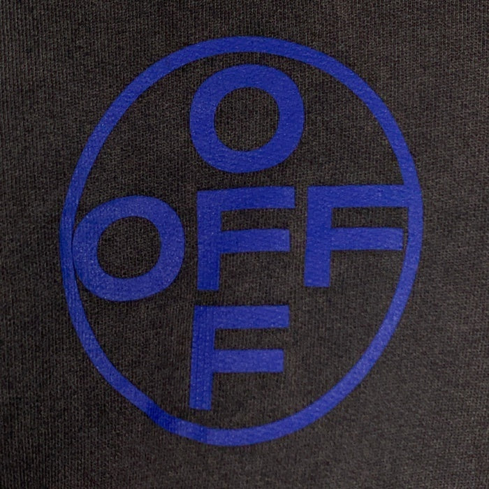 OFF-WHITE オフホワイト 19AW ハードコア カラヴァッジオ プルオーバースウェットパーカー ブラック フェード加工 OMBB037F19E30009 Size L 福生店