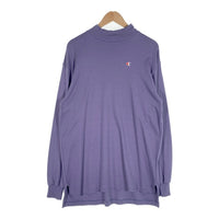 90's Champion チャンピオン モックネック ロングスリーブTシャツ パープル Size XL 福生店