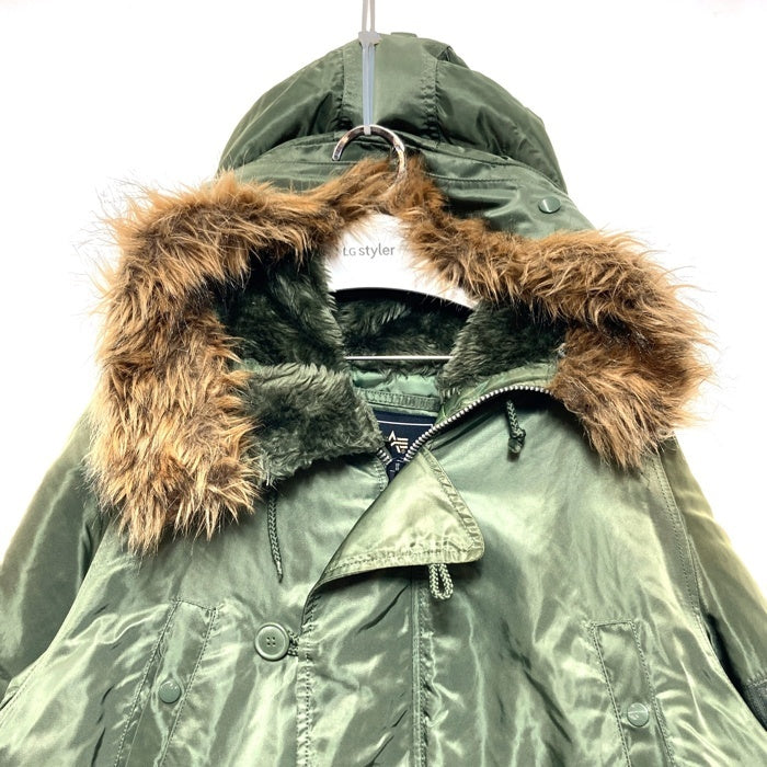 ALPHA INDUSTRIES アルファインダストリーズ 20024-21 N-3B フライトジャケット オリーブ sizeL 瑞穂店