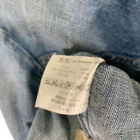 n(n) BY NUMBERNINE エヌエヌバイナンバーナイン プルオーバーデニムシャツ 襟ボア USED/ペンキ加工 Size 3 福生店