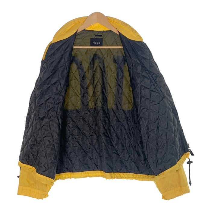 Ficce フィッチェ ジップアップ ナイロンブルゾン ジャケット イエロー 中綿 ヨシユキコニシ Size 不明 福生店