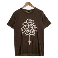 NUMBER(N)INE ナンバーナイン 05SS NIGHT CRAWLER期 スカルツリー プリントTシャツ ダメージ加工 フェードブラック Size 2 福生店