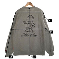 EXAMPLE エグザンプル BB BEAR CREWNECK  クルーネック スウェットトレーナー グレー Size XL 福生店