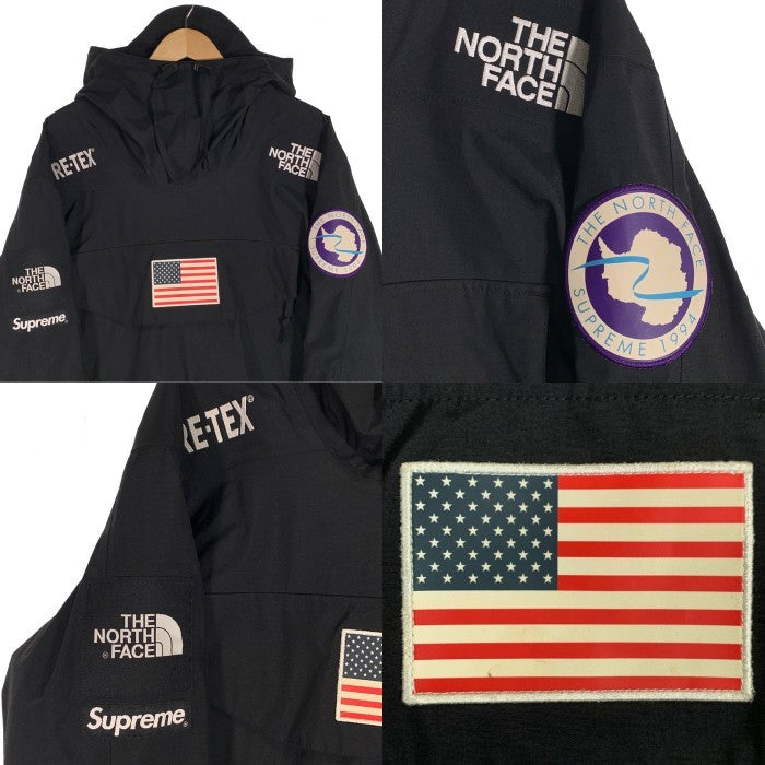 SUPREME シュプリーム 17SS THE NORTH FACE ノースフェイス Trans Antarctica Expedition Pullover トランスアンタークティカ エクスペディション プルオーバー GORE-TEX ゴアテックス ブラック NP01701I Size L 福生店