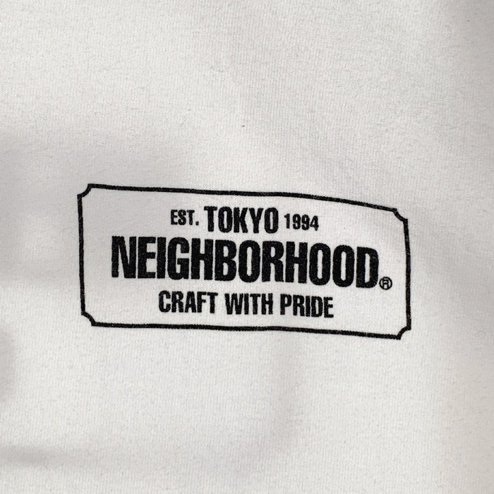 NEIGHBORHOOD ネイバーフッド 22SS NH-1/C-TEE.LS プリント ロングスリーブTシャツ ホワイト Size L 福生店