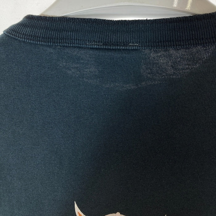 Harley-Davidson ハーレーダビッドソン USA製 ANVIL製 シングルステッチ COPENHAGEN DENMARK ヘンリーネックTシャツ ブラック sizeXL 瑞穂店