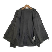STONE ISLAND ストーンアイランド Overshirt オーバーシャツ ジップアップ チャコールグレー 7948425WN Size L 福生店