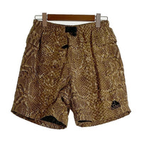 SUPREME シュプリーム NIKE ACG ナイキエーシージー 22AW Nylon Trail Short Pant ナイロン トレイル ショートパンツ 総柄 ゴールド DN3260-277 Size S 福生店