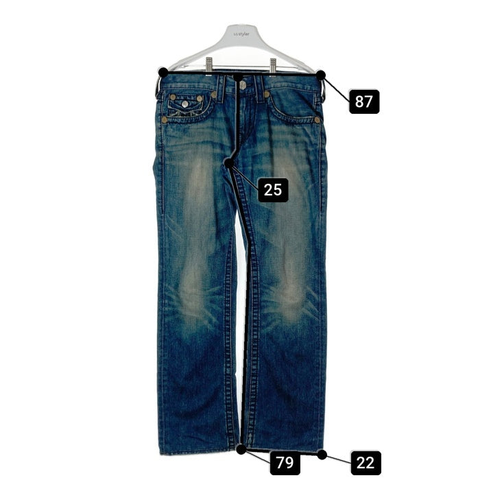 TRUE RELIGION トゥルーレリジョン RAINBOW RICKY デニムパンツ インディゴ size31 瑞穂店