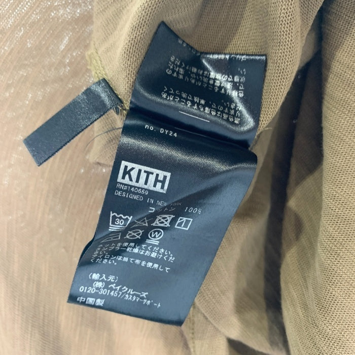 KITH NYC キス スモールボックスロゴプリント ロングスリーブTシャツ オリーブグリーン Size L 福生店