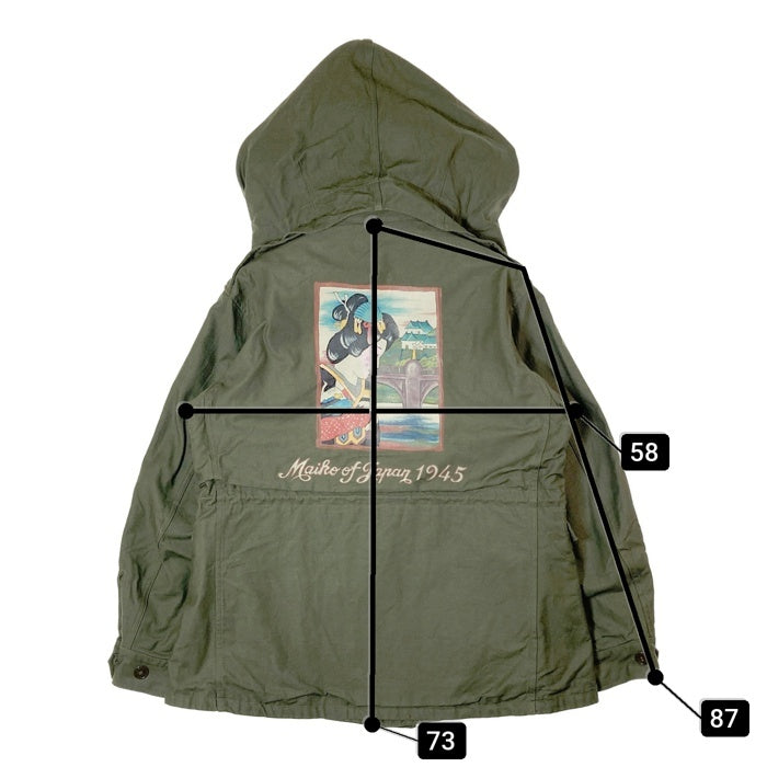 BUZZ RICKSON’S バズリクソンズ BR15409 M-1943 Maiko of Japan ハンドペイント フィールドジャケット オリーブ sizeM 瑞穂店