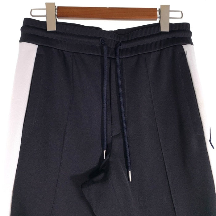 MONCLER モンクレール PANTALONE LUNGO SWEAT BOTTOMS ポリエステル スウェット パンツ ブラック ホワイト 27104558IVHD Size S 福生店