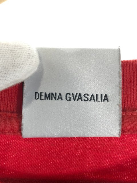 VETEMENTS ヴェトモン 19AW Back Barcode Patch Over Size Tee バックバーコード オーバーサイズTシャツ レッド Size S 福生店