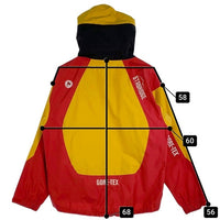 Marmot マーモット STABRIDGE スタブリッジ the Apartment アパートメント GTX 3L ALPINIST JACKET マウンテンパーカー ジャケット イエロー レッド TOMUJK84AM GORE-TEX ゴアテックス Size S 福生店