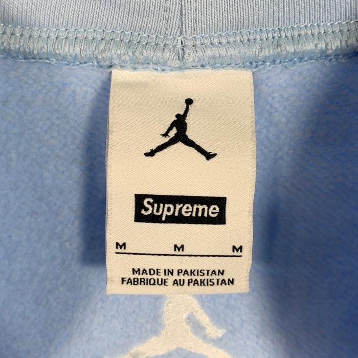 Supreme シュプリーム JORDAN BRAND ジョーダンブランド 26SS Hooded Sweatshirt ジップアップ フーディー パーカー ライトブルー IR6459-441 Size L 福生店