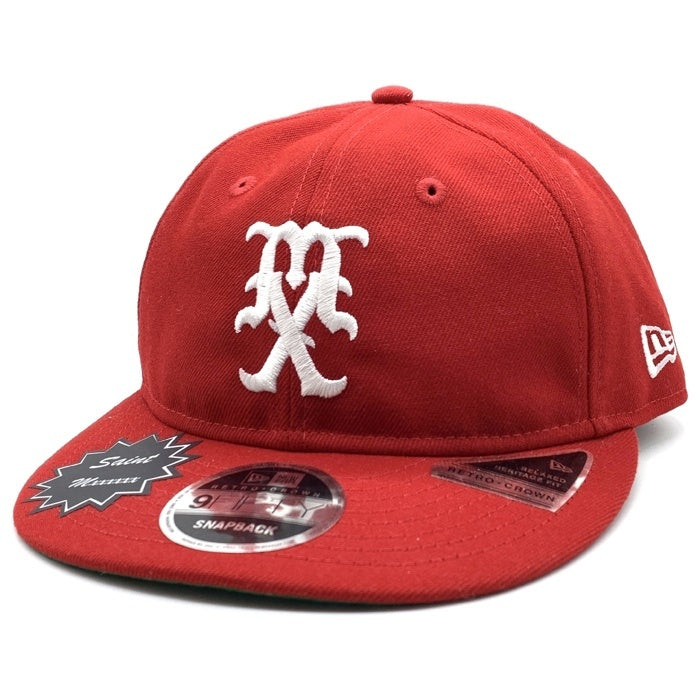 SAINT Mxxxxxx セントマイケル 24SS New Era ニューエラ 9FIFTY スナップバック ベースボールキャップ レッド 福生店