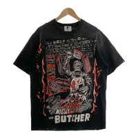 Warren Lotas ウォーレンロータス NIGHT of THE BUTCHER ダメージ加工 半袖 Tシャツ ブラック Size M 福生店