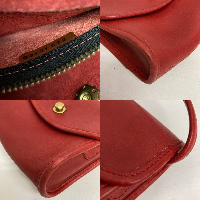 OLD COACH オールドコーチ ショルダーバッグ USA製 ドイツホック レッド 瑞穂店