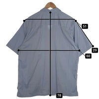Carhartt WIP カーハートワークインプログレス S/S DURANGO SHIRT オープンカラー 半袖 シャツ ライトブルー ブラック I033041 Size L 福生店