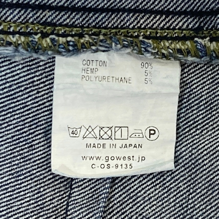 GOHEMP ゴーヘンプ Vendor Tapered Slim Pants ベンダー テーパード スリムパンツ デニムパンツ インディゴ size30 瑞穂店
