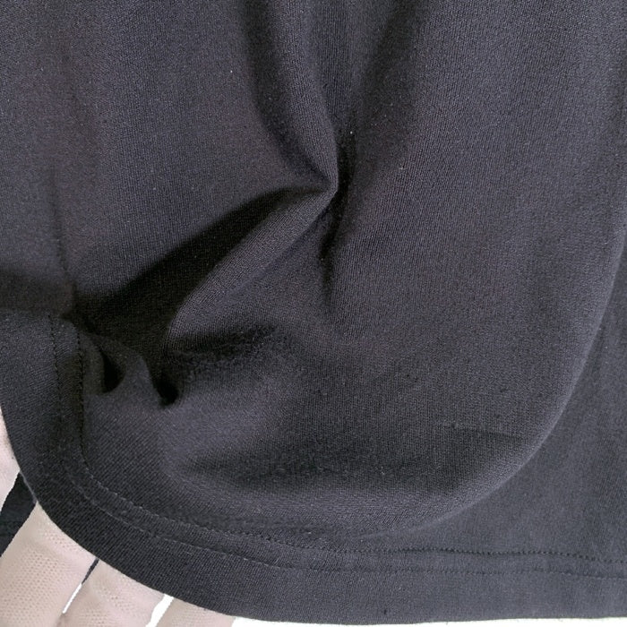 PRADA SPORT プラダスポーツ ハーフジップ スタンドカラー プルオーバートップ 長袖 ブラック ポリエステル ラバーパッチ SJJ80 Size M 福生店