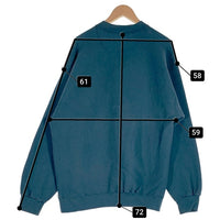 90's WORLD PRESERVE アニマルプリント クルーネックスウェットトレーナー ブルー GALT SAND USA製 Size L 福生店