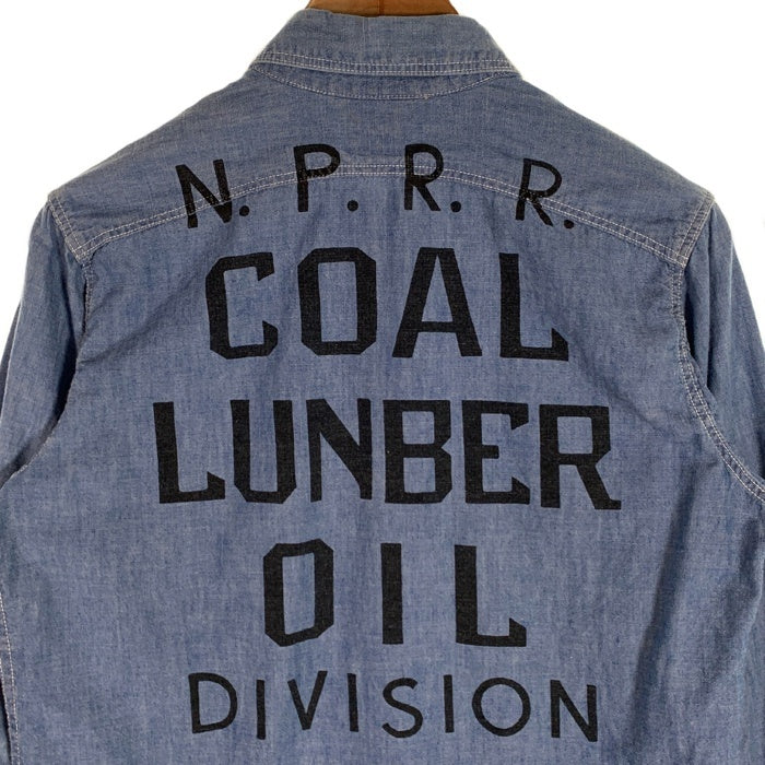 BOOTLEGGERS ブートレガース ガチャポケ シャンブレー ワークシャツ ブルー Size 15 福生店