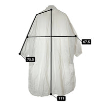 ARTS&SCIENCE アーツアンドサイエンス 0241-L6261-1058 コットン リネン スタンドカラー シャツワンピース ホワイト Size1 瑞穂店
