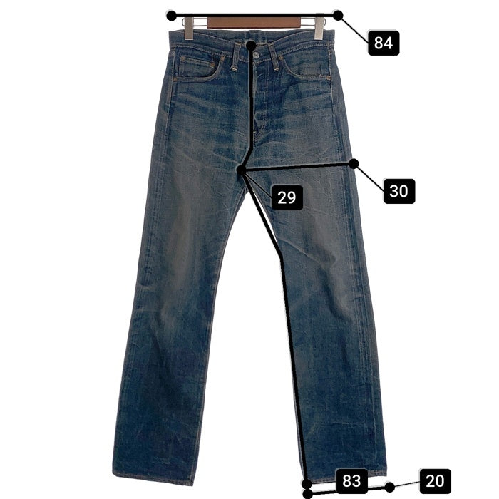DENIME ドゥニーム Lot.014 セルビッチ デニムパンツ 赤耳 インディゴ Size W32 L36 福生店