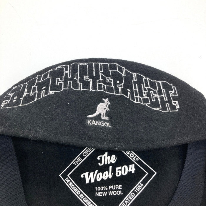 KANGOL カンゴール BLackEyePatch ブラックアイパッチ WOOL 504 ハンチング 帽子 ブラック 瑞穂店