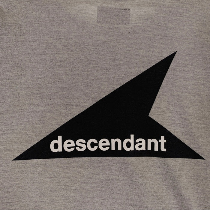 DESCENDANT ディセンダント クルーネック プリント Tシャツ グレー Size 3 福生店