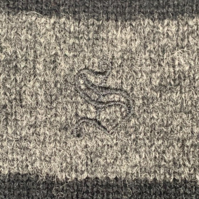 Schott ショット Cardigan カーディガン ブラック グレー 3144011 Size S 福生店