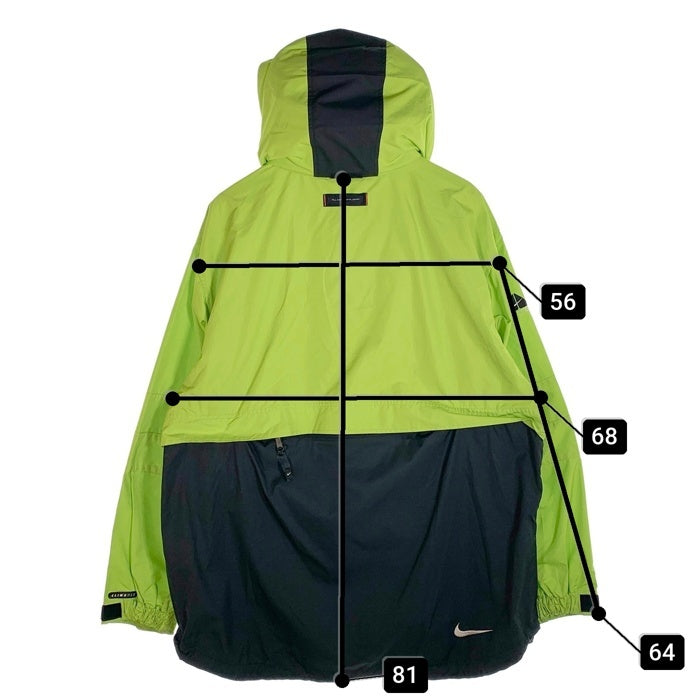 90-00's NIKE ACG ナイキエーシージー マウンテンジャケット ライムグリーン ブルー Size XL 福生店