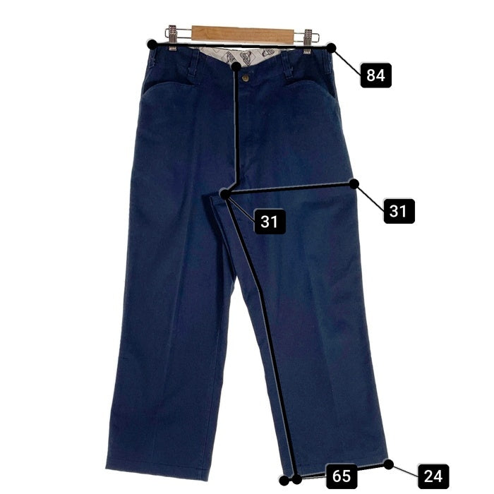 90's BEN DAVIS ベンデイビス フリスコワークパンツ チノツイル ネイビー USA製 Size 34 福生店