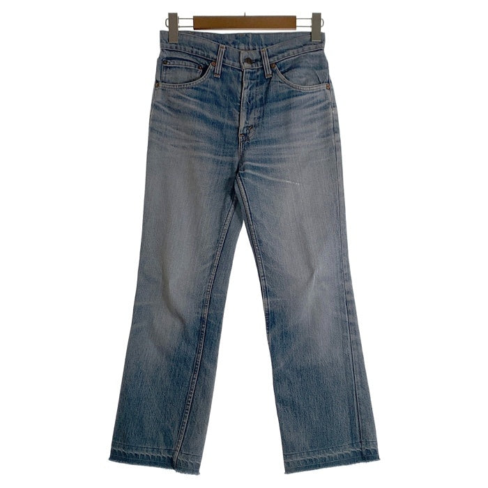 70's Levis リーバイス 517 ボタン裏359 42TALON 不均等V 極東 オレンジカンヌキ デニムパンツ ライトブルー 359-069-0676 フィリピン製 Size ウエスト約76cm 福生店