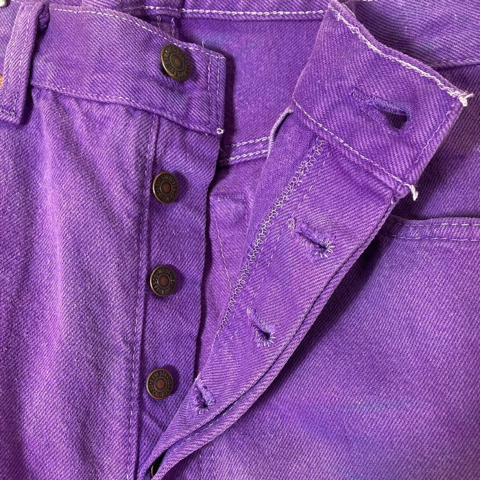 LEVI'S リーバイス USA製 90s 501 後染め デニムパンツ パープル sizeW33 L32 瑞穂店