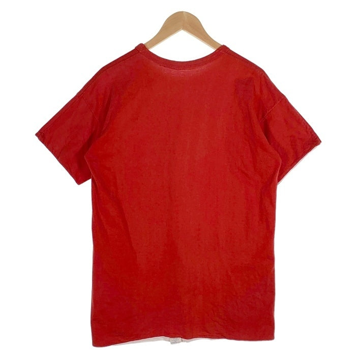 70's Champion チャンピオン BELMONT ABBEY COLLEGE リバーシブルTシャツ レッド ホワイト USA製 バータグ Size L 福生店