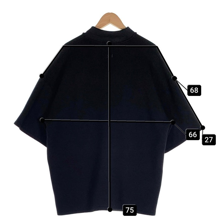 WIND AND SEA ウィンダンシー WDS CBK-JERSEY H/S POLO ジャージーポロシャツ 半袖 ブラック Size L 福生店