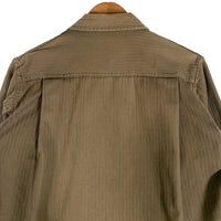 WAREHOUSE ウエアハウス USN 2143 U.S.N. HERRINGBONE UTILITY JACKET ヘリンボーン ユーティリティジャケット トラッカー オリーブ Size 36 福生店
