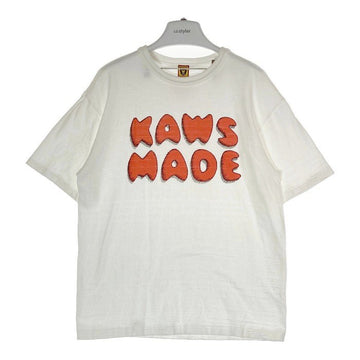 HUMAN MADE×KAWS ヒューマンメイド×カウズ プリントTシャツ ホワイト sizeL 瑞穂店