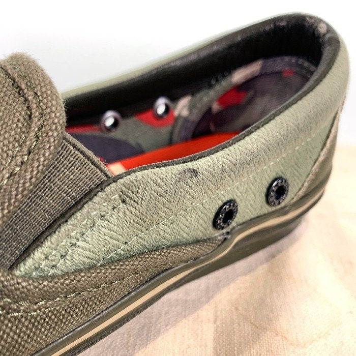 VANS バンズ Nigel Cabourn ナイジェルケーボン SLIP-ON スリッポン スニーカー オリーブ Size 26.5cm 福生店