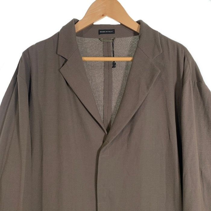 GIORGIO ARMANI ジョルジオアルマーニ コットン レーヨン 3スナップ テーラードジャケット 春夏 Size 56 福生店